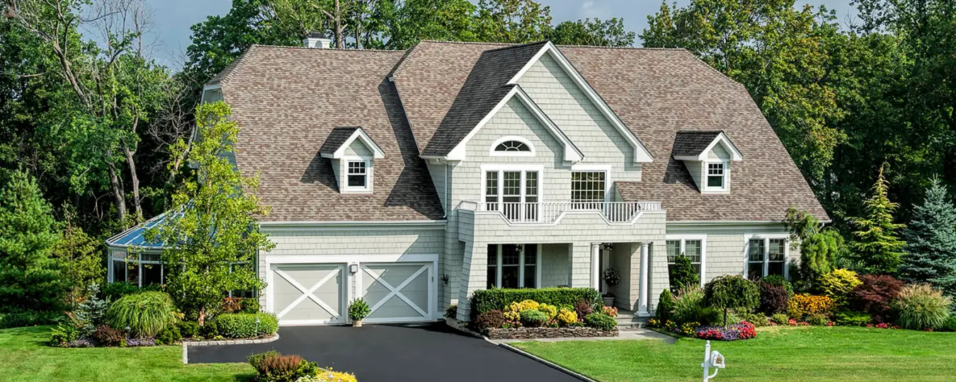 A home interior with modern furniture and hardwood floors